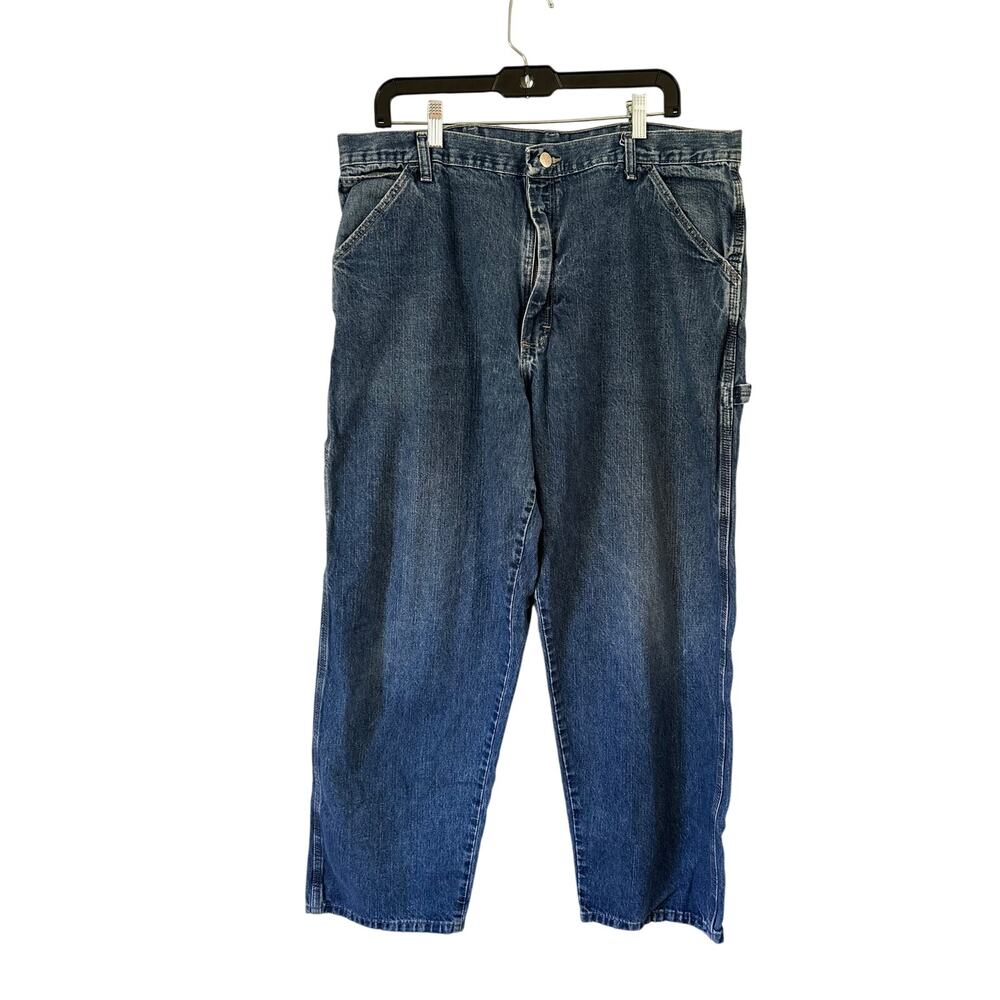 Wrangler Carpenter Jeans Relaxed with Utility Style 100% Cotton 38x30